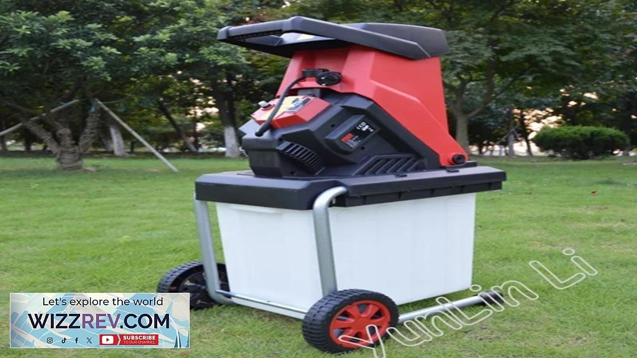 Садовые измельчители 50 л, электрический измельчитель веток, 2500 Вт, мощная дробилка веток деревьев