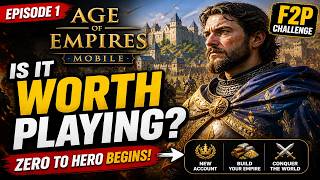 Is Age of Empires Mobile ACTUALLY Good Zero to Hero Begins
