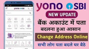 Yono SBI New Update - Change Address Online | How to Change Address in SBI |@FinSumit08