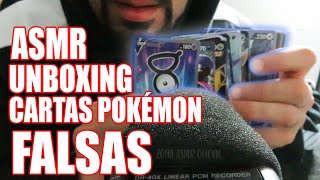 ASMR | Unboxing Cartas Pokémon FALSAS