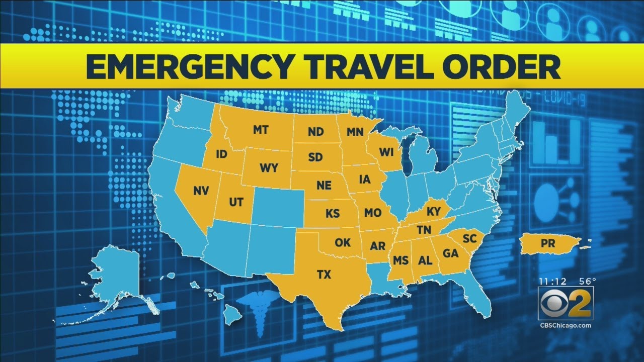 Kentucky Nevada Texas Wyoming Added To Chicago S Travel Quarantine Order Youtube