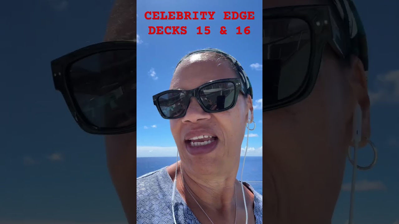 CELEBRITY EDGE: Decks 15 & 16, Magic Carpet #cruiselife #cruise #celebrityedge #solocruise