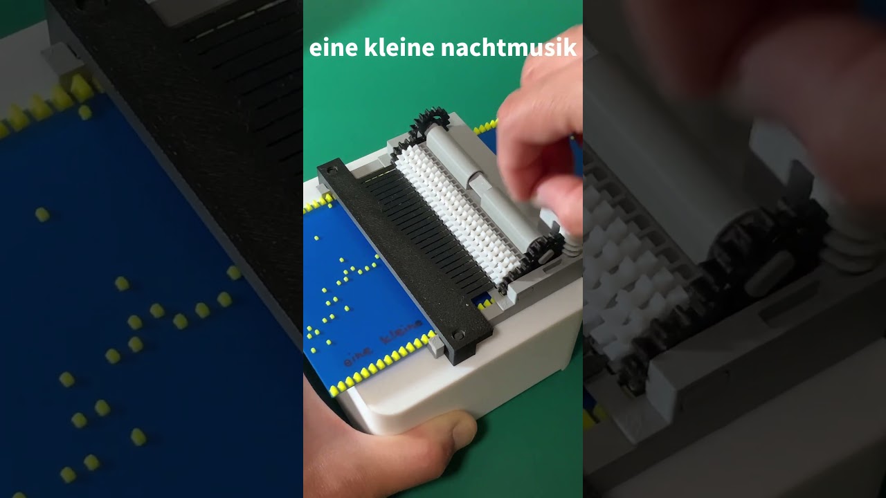 3D Printed Music Box - Mozart 