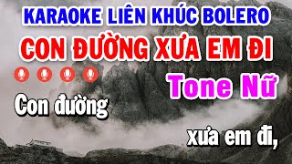 Liên Khúc Karaoke Bolero Nhạc Sống Tone Nữ | Tuyển Chọn Những Bài Dễ Hát Dành Cho Tông Nữ