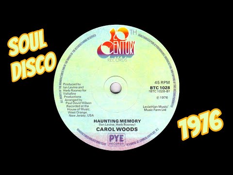 Carol Woods - Haunting Memory [20th Century] 1976 Halloween Soul Disco Instrumental 45