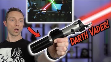 This Darth Vader Neopixel Lightsaber is Screen Accurate! (Vader