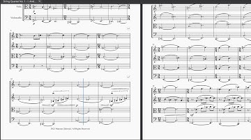 String Quartet No. 1 (I. Adagietto) - MuseScore 4 with Muse Sounds
