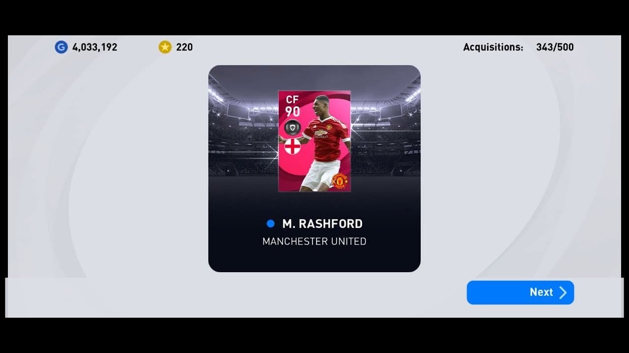 102 Rated M. Rashford trick in Iconic Moment Manchester United || Pes 2021 Mobile
