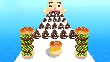 Sandwich Runner - SpeedRun All Levels Gameplay Walkthrough Android,ios New Update MLB11