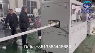 PVC cable trunking profile extrusion line-Plastech Machinery
