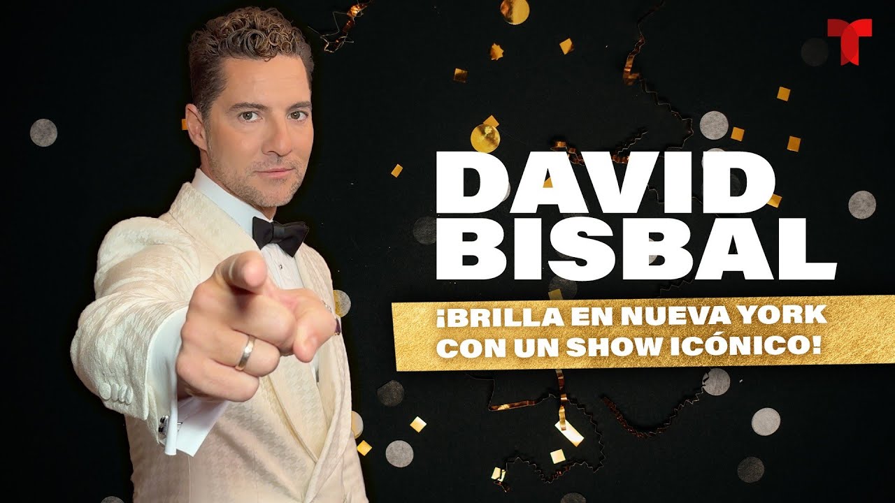 David Bisbal recibiendo Año Nuevo 2025 en el Empire State | Telemundo Entretenimiento