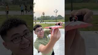 Cái Kết Buồn Cho Chiếc Máy Bay Giấy Gắn Động Cơ