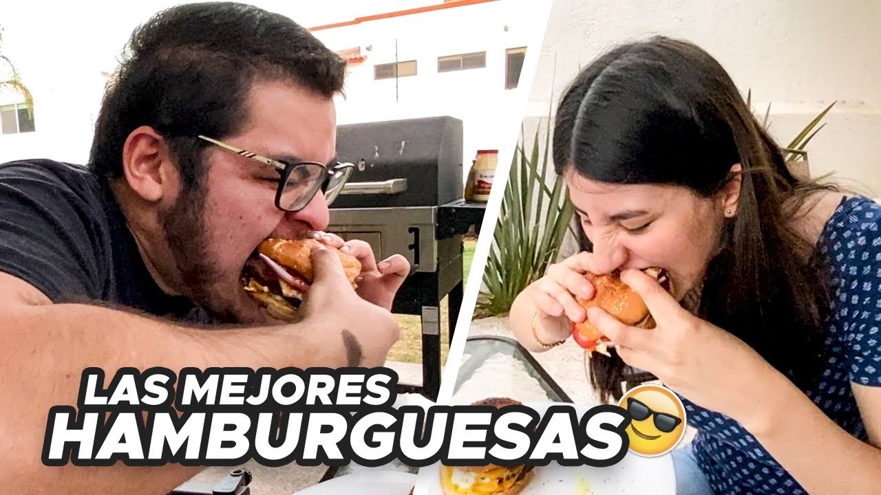 HAMBURGUESA DOBLE + MICHELADA - Chef Juan #2 Con mi esposa