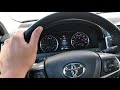TOYOTA CAMRY TRACTION CONTROL TURN ON AND TURN OFF CONTROLS 