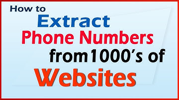 Software to extract phone numbers from websites using Scrapebox