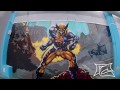 Spraying Logan,Timelapse X-men