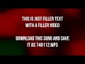 Middle of video
