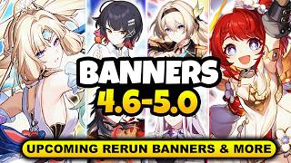 NEW UPDATE! CHARACTER BANNER ROADMAP FOR 4.6-5.0 | ALONG WITH RERUN BANNERS - Honkai: Star Rail
