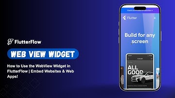 How to Use the WebView Widget in FlutterFlow | Embed Websites & Web Apps!
