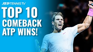 Top 10 ATP Tennis Comeback Wins!