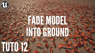UE5 Tuto 12 Fade Model Into Ground / Advanced Master Material For Props #ue5 #unrealengine #shaders