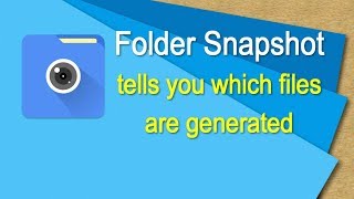 How to use "Folder Snapshot" screenshot 2