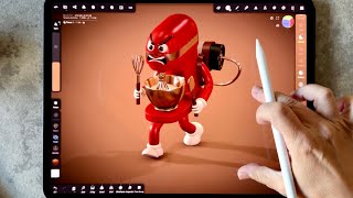 Mixer Character in Nomad Sculpt #nomadsculpt 
