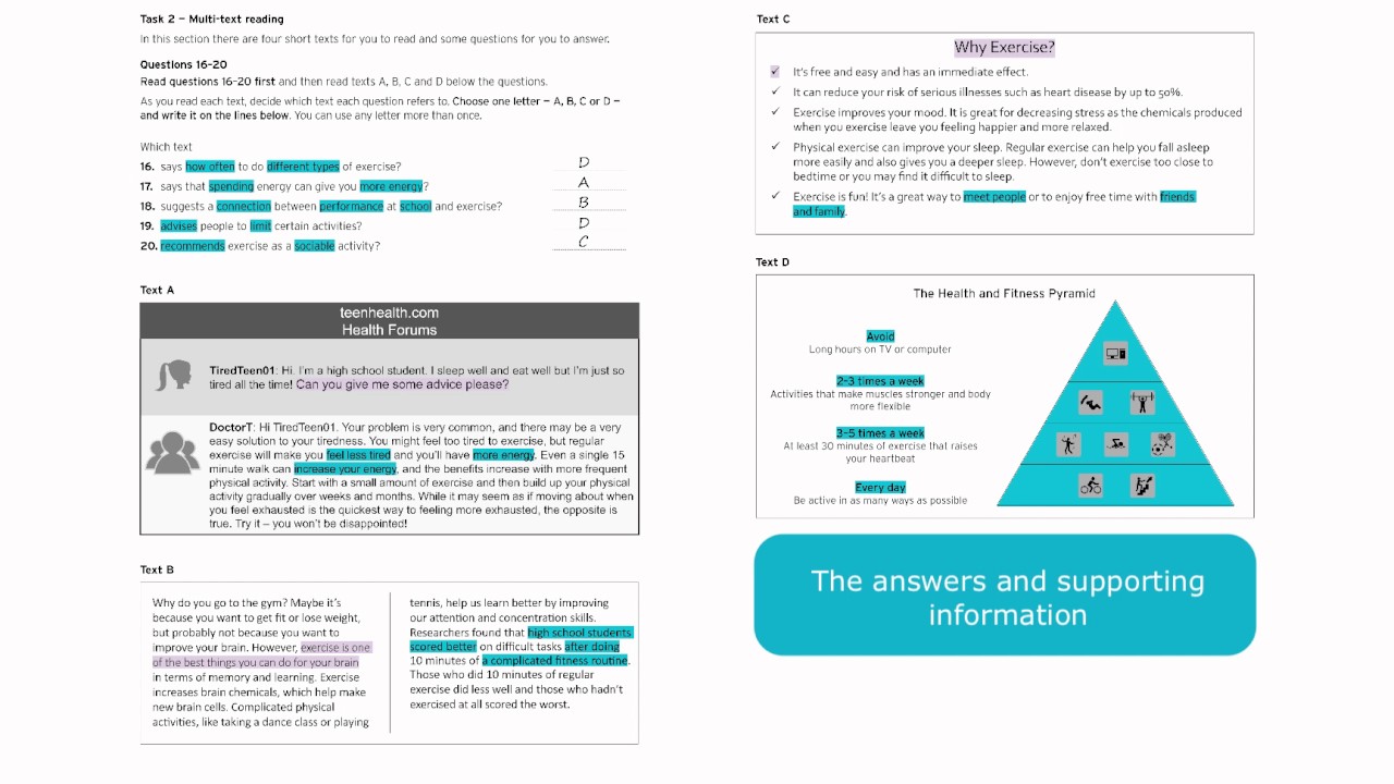 ISE I (B1) Reading & Writing Exam Questions 1620 YouTube