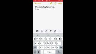 iPhone Klavye İmleç Kaydırma screenshot 5