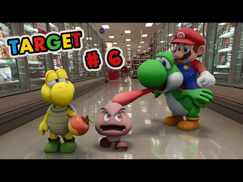 Super Mario goes to Target (Part 6) | Super Mario Bros in real life