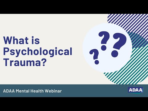 What is Psychological Trauma?