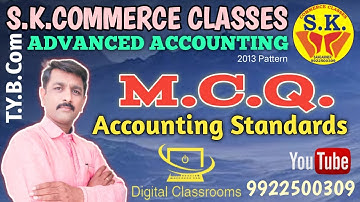 TYBCom MCQ || Accounting Standards || Advanced Accounting || SK Commerce Classes ||