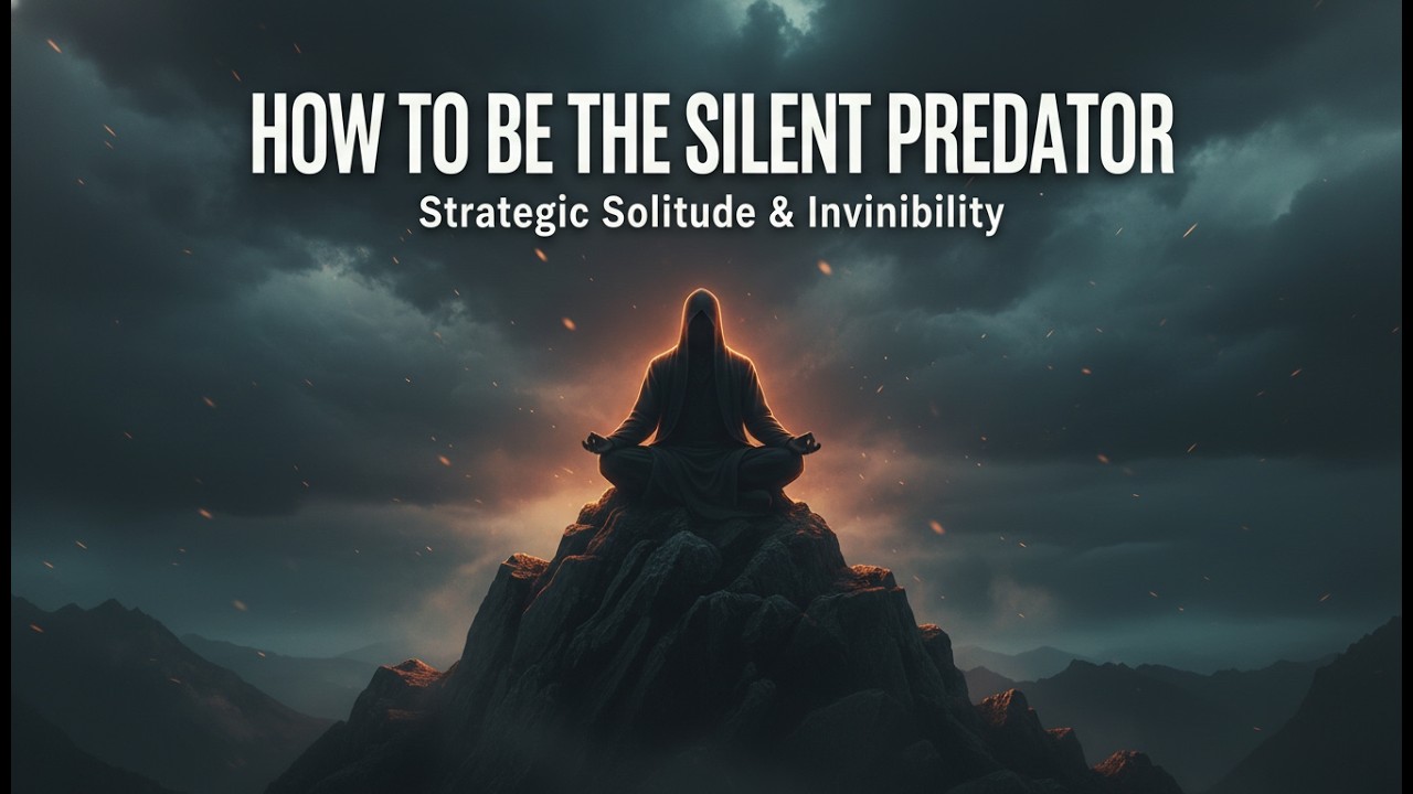 THE SILENT PREDATOR: THE ART OF STRATEGIC SOLITUDE TO ACHIEVE INVINCIBILITY | STOICISM