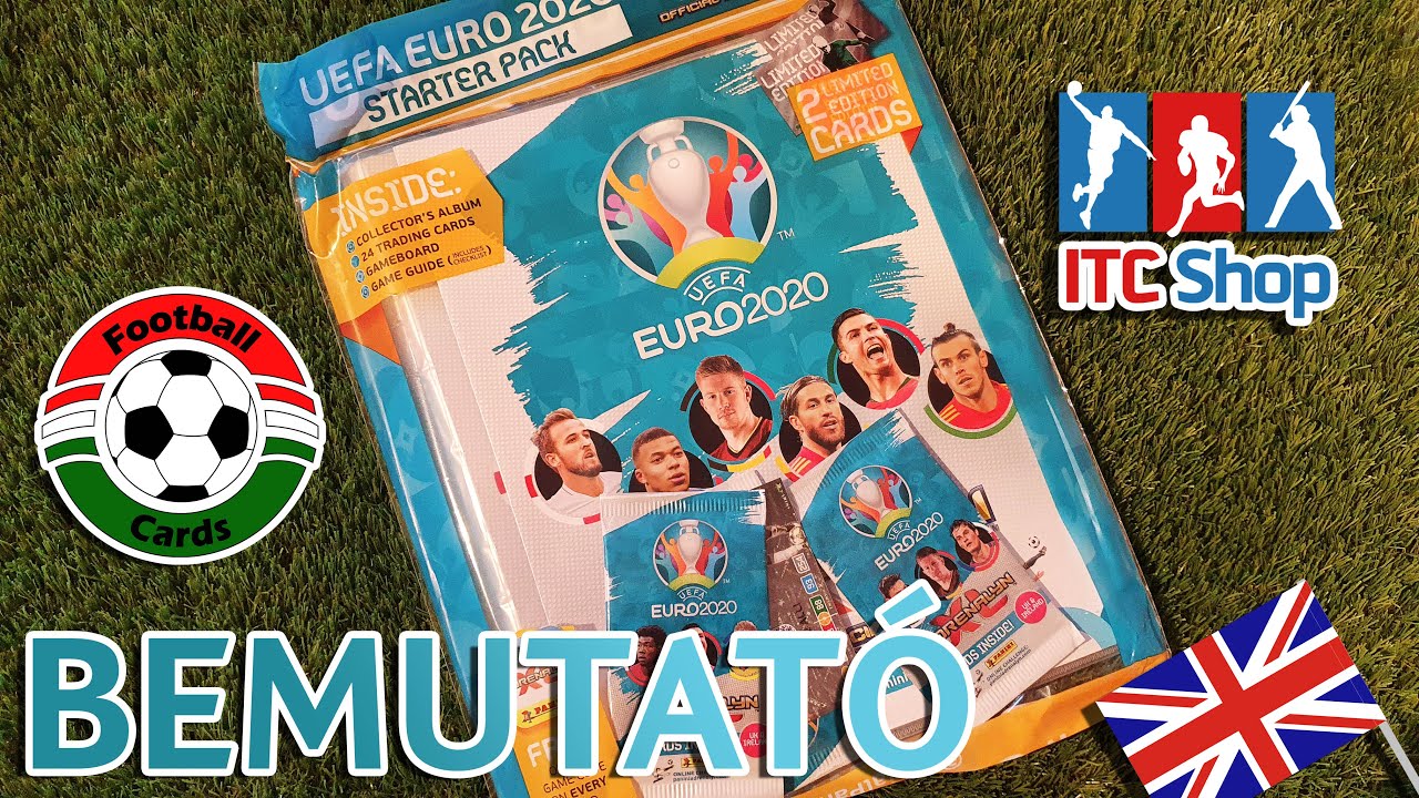 Panini Adrenalyn Xl Uefa Euro 2020 Starter Pack Angol Bemutato