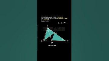 ABC is a Δ in which ∠B = 2∠C. D is a point on BC such that AD bisects ∠BAC and AB = CD. Find ∠BAC.