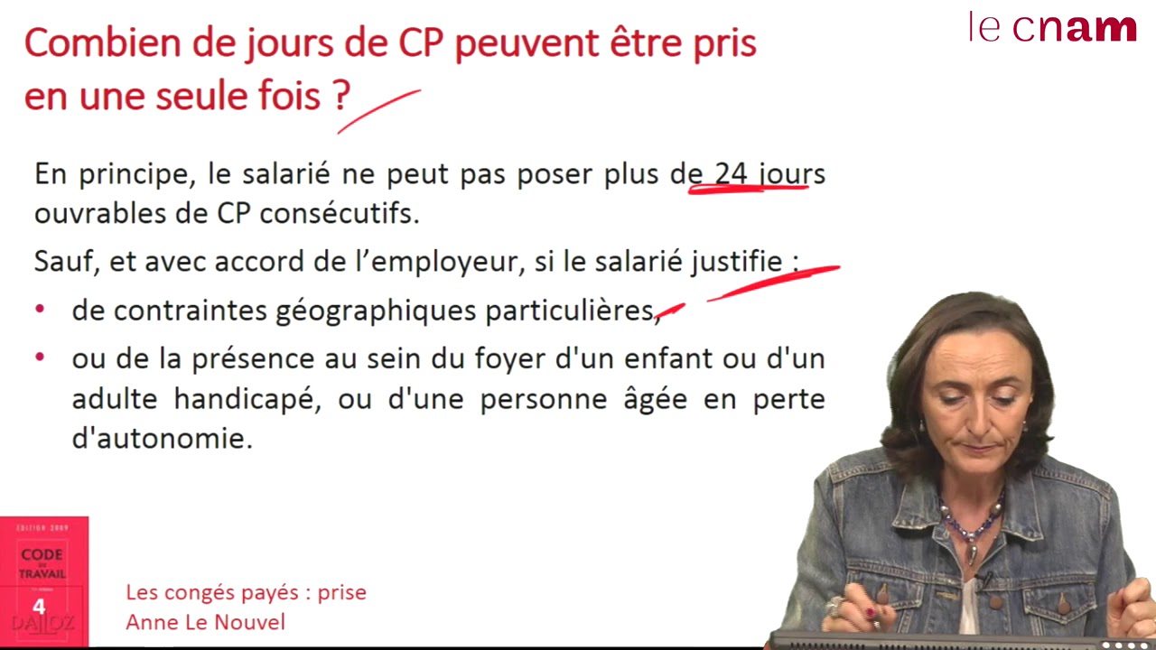 S4 2 les congés payés : prise