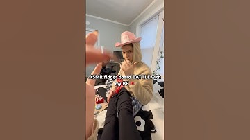 ASMR fidget board BATTLE with my BF 🥊😂 #asmr #boyfriend #asmrroleplay #asmrroleplay #funny #battle