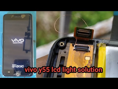 vivo y55 light solution||vivo y55 display light problem|| vivo b-b1
