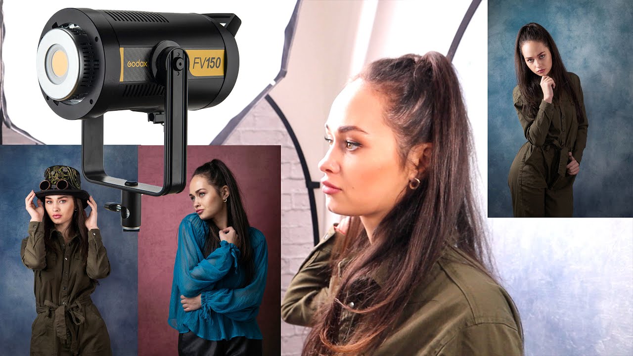 New Godox FV150 Hybrid Flash Shooting LED Portraits - YouTube