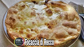 FOCACCIA DI RECCO RICETTA ORIGINALE