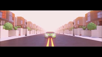 "Infinite" | Driving Car Loop Animation - Blender 2.79b