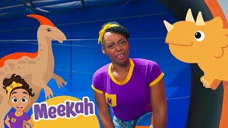 Meekah's  Adventure with Dino Pals at Sky Zone | MEEKAH  Full Episode | Educational Videos for Kids