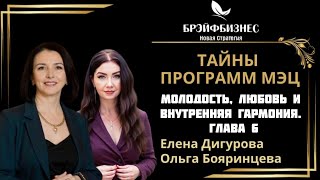 МОЛОДОСТЬ, ЛЮБОВЬ И ВНУТРЕННЯЯ ГАРМОНИЯ. Тайны Программ МЭЦ. ГЛАВА 6