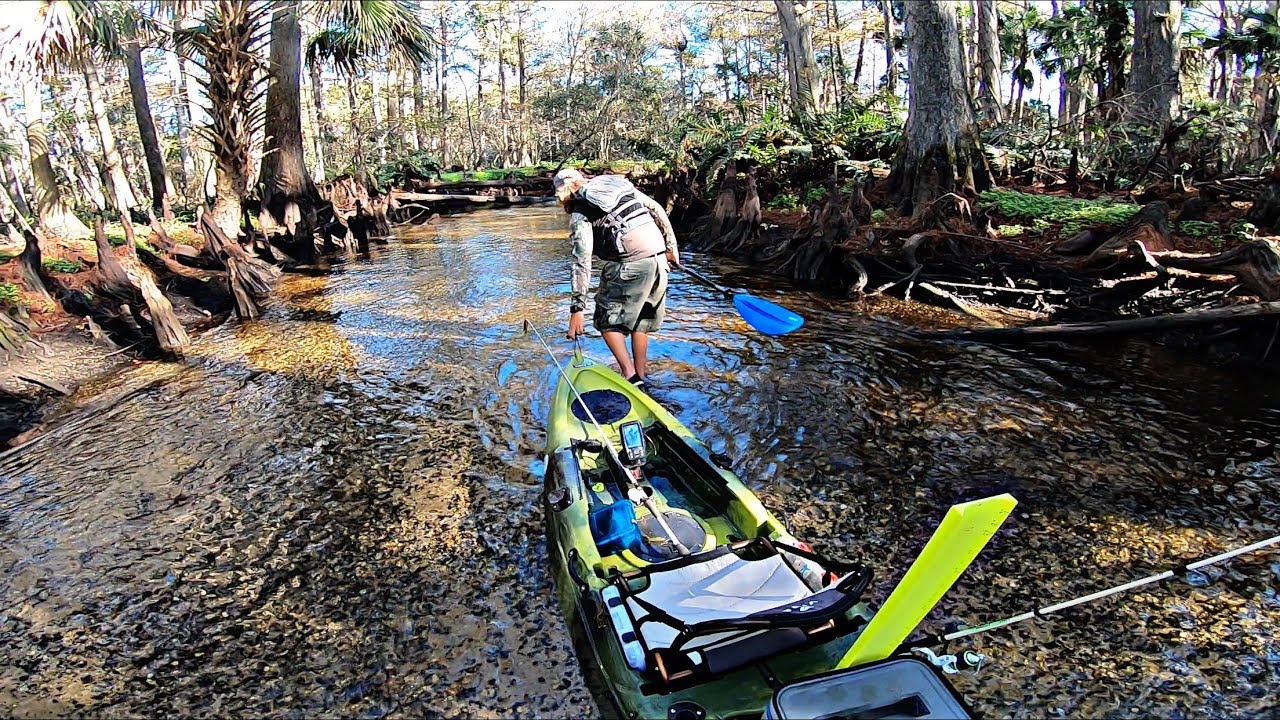 Kayak Bass Fishing Florida Backwoods Adventure at Riverbend Park
