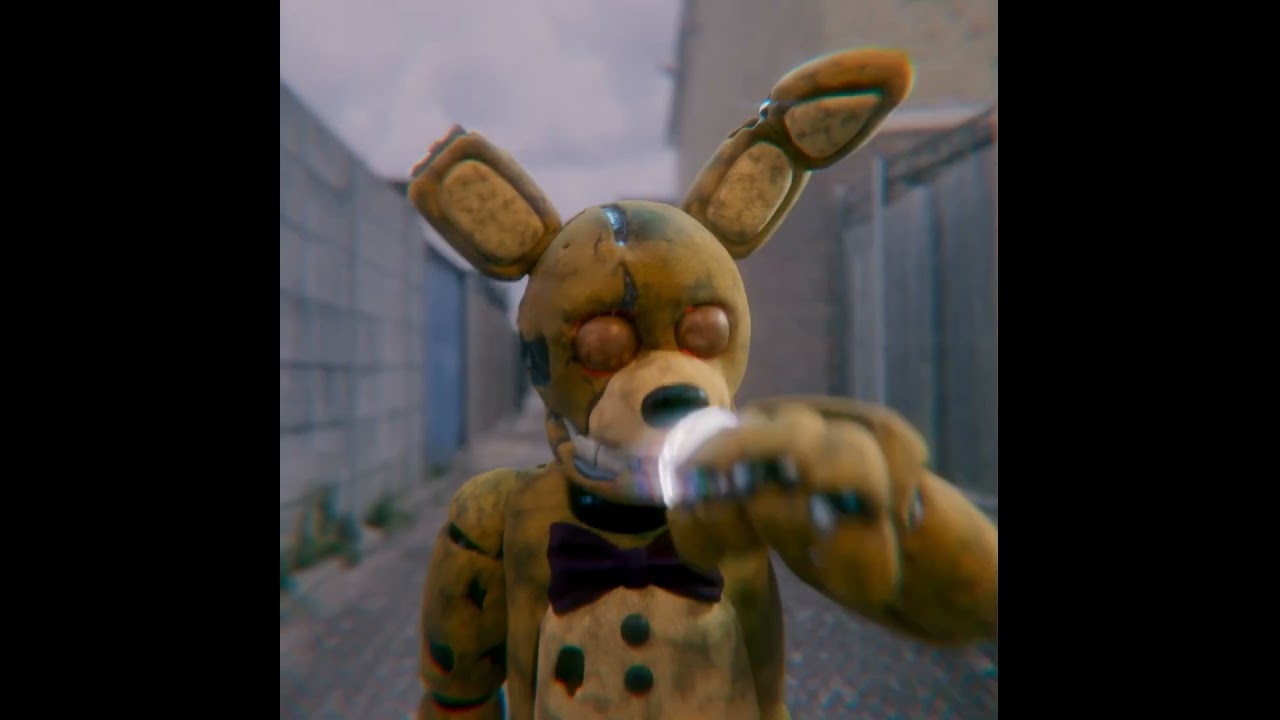 "Spring Bonnie tries the New Grimace Shake" | FNAF Movie VFX Animation