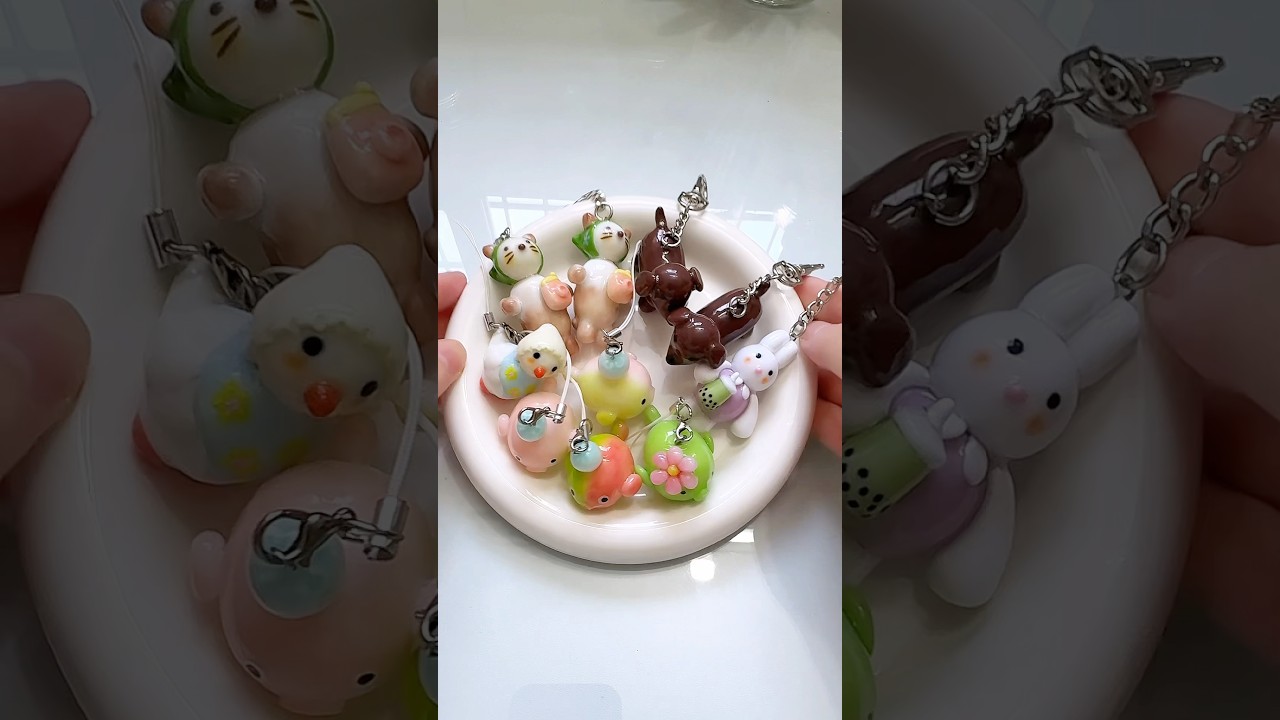 Polymer clay keychains & charms 