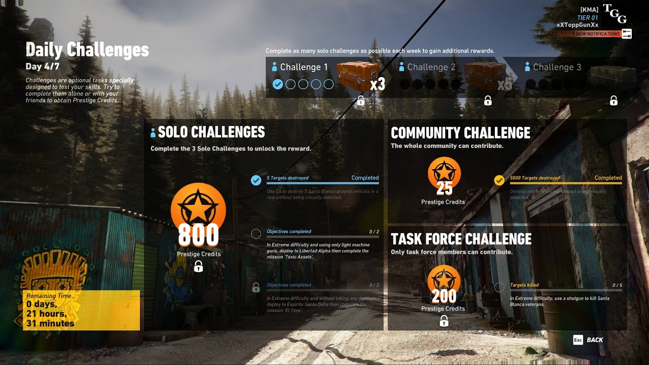 Ghost Recon Wildlands - Solo Challenge 1 Day 4: Use C4 to Destroy 5