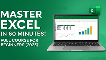 1- Master Microsoft Excel in 60 Minutes (Full Course for Beginners 2025)| Free Excel Tutorial