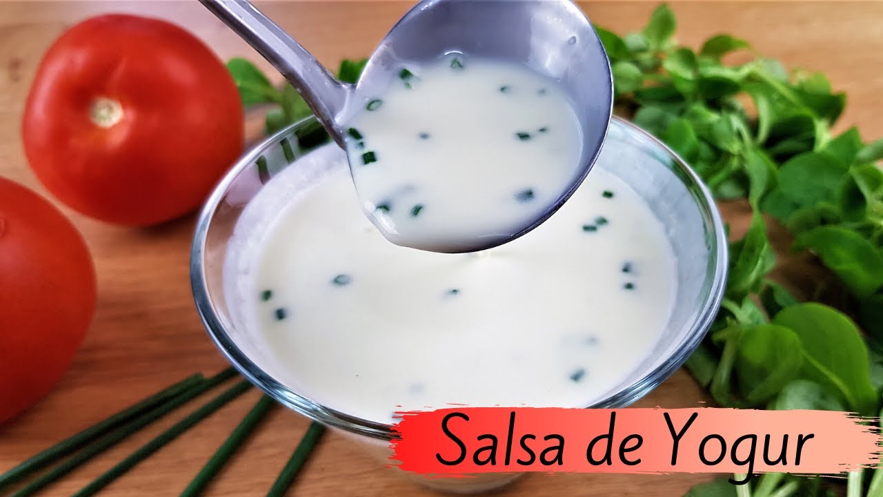 ⭐ Salsa de Yogur para ensaladas / Salsa Vinagreta de Yogur para darle un  toque diferente - YouTube