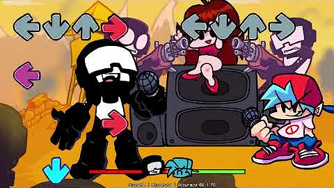 Guns but every time it's tankman's turn a different skin in used | FNF Mod